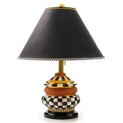 Courtly Check Groovy Table Lamp