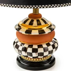 Courtly Check Groovy Table Lamp