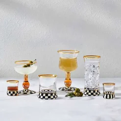 Courtly Check Highball Glass, Set of 2