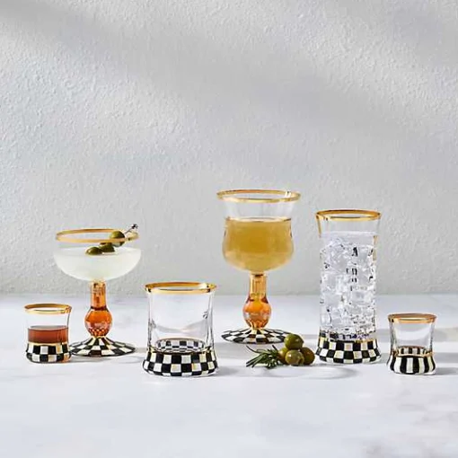 Courtly Check Highball Glass, Set of 2