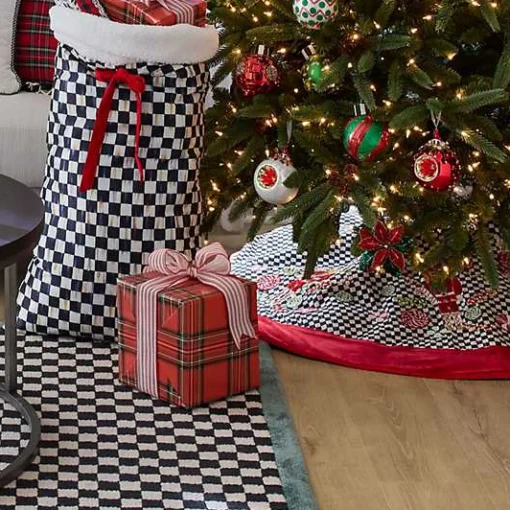 Courtly Check Holiday Nutcracker Tree Skirt
