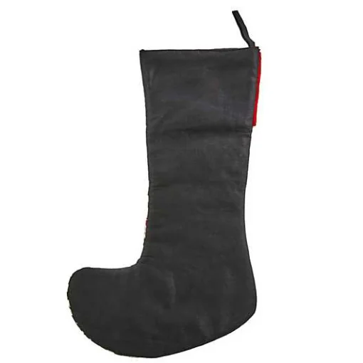Courtly Check Holiday Nutcracker Stocking