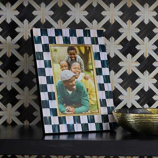 Courtly Check Lacquer 4 x 6 Frame