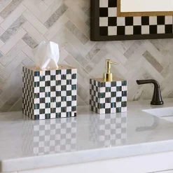 Courtly Check Lacquer Boutique Tissue Box Cover