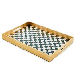 Courtly Check Lacquer Tray