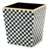 Courtly Check Lacquer Waste Bin