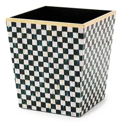 Courtly Check Lacquer Waste Bin