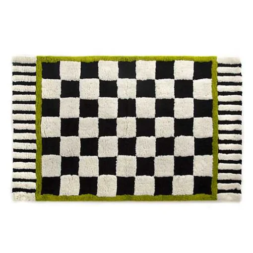 Courtly Check Large Bath Rug