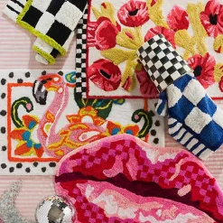 Courtly Check Large Bath Rug