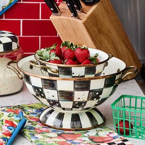 Courtly Check Large Colander