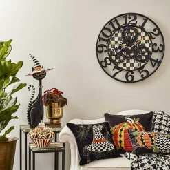 Courtly Check Large Farmhouse Wall Clock