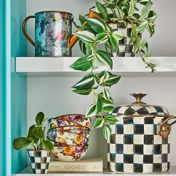 Courtly Check Large Flower Pot