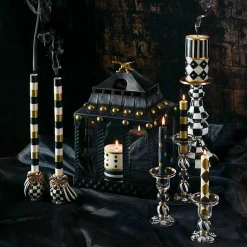 Courtly Check Large Pillar Candlestick
