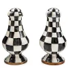 Courtly Check Large Salt  Pepper Shakers