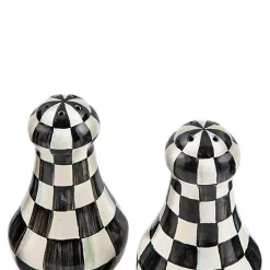 Courtly Check Large Salt  Pepper Shakers