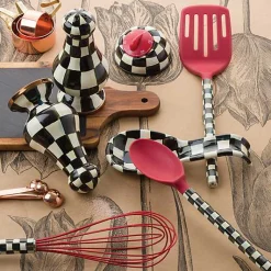 Courtly Check Large Salt  Pepper Shakers