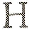 Courtly Check Letter - H