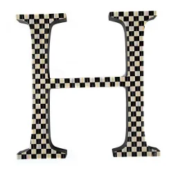 Courtly Check Letter - H