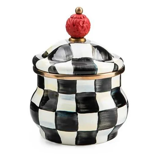 Courtly Check Lidded Sugar Bowl