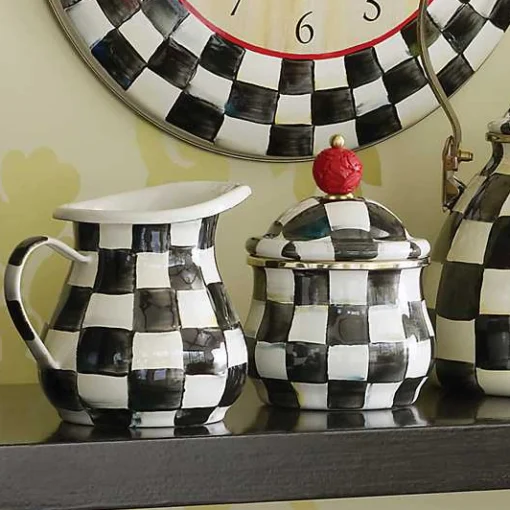 Courtly Check Lidded Sugar Bowl