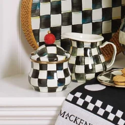 Courtly Check Lidded Sugar Bowl