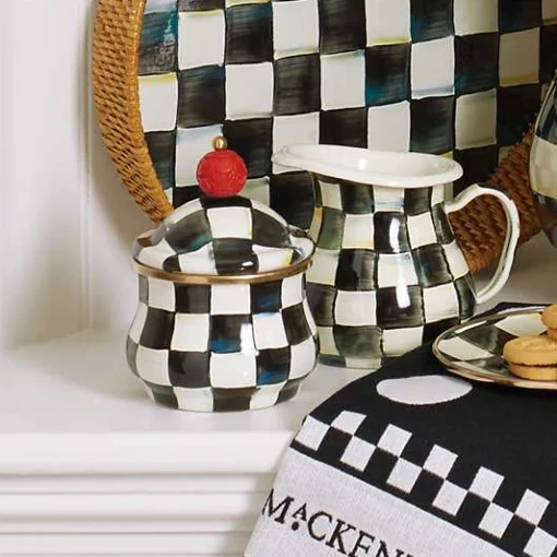 Courtly Check Lidded Sugar Bowl