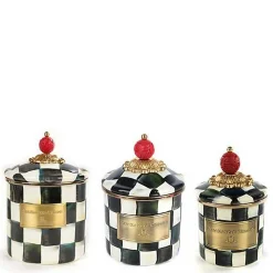 Courtly Check Little Canisters, Set of 3