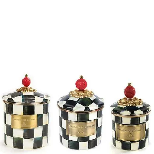 Courtly Check Little Canisters, Set of 3