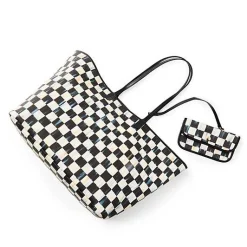Courtly Check Marche Large Tote