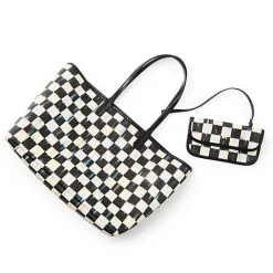 Courtly Check Marche Medium Tote
