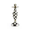Courtly Check Medium Enamel Candlestick