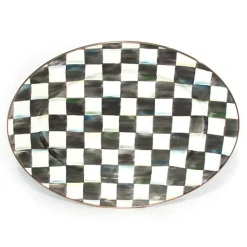 Courtly Check Medium Oval Platter