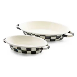 Courtly Check Medium Oval Gratin Dish