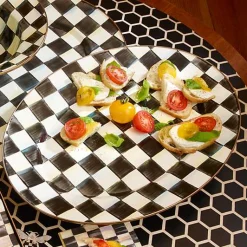 Courtly Check Medium Oval Platter