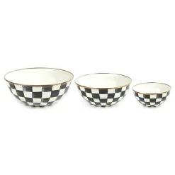Courtly Check Mixing Bowls, Set of 3