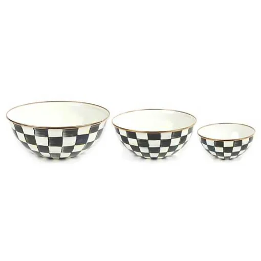 Courtly Check Mixing Bowls, Set of 3