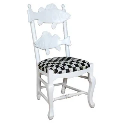 Courtly Check Outdoor Fish Chair