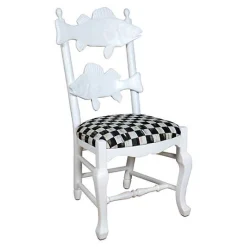 Courtly Check Outdoor Fish Chair