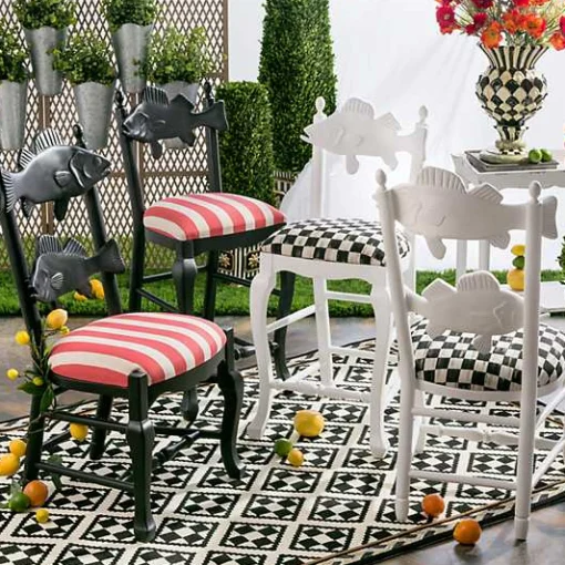 Courtly Check Outdoor Fish Chair