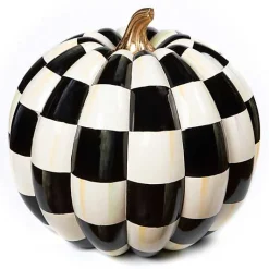 Courtly Check Outdoor Pumpkin