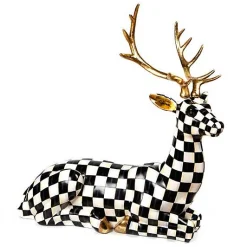 Courtly Check Outdoor Resting Deer