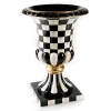 Courtly Check Pedestal Tabletop Urn
