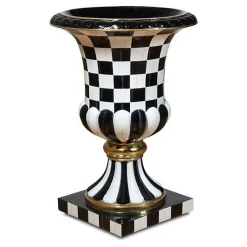 Courtly Check Pedestal Urn
