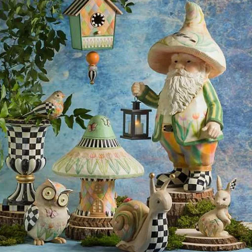 Courtly Check Pedestal Urn