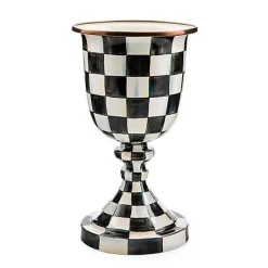 Courtly Check Pedestal Vase