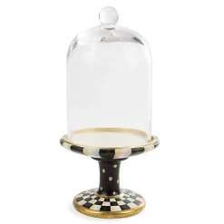 Courtly Check Pedestal with Cloche
