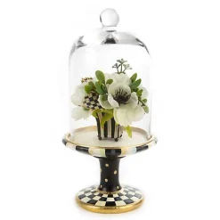 Courtly Check Pedestal with Cloche
