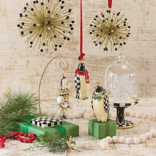 Courtly Check Pedestal with Cloche