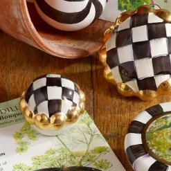 Courtly Check Petit Four Round Knob