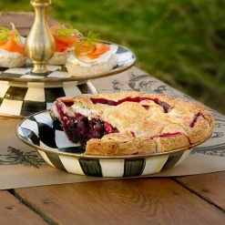 Courtly Check Pie Plate